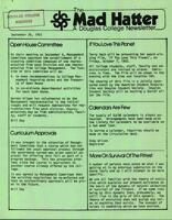 The Mad Hatter:  a Douglas Newsletter, September 26, 1983
