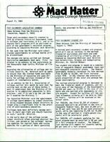 The Mad Hatter:  a Douglas Newsletter, August 17, 1983