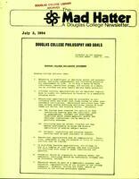 The Mad Hatter:  a Douglas Newsletter, July 3, 1984