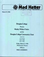 The Mad Hatter:  a Douglas Newsletter, March 19, 1984