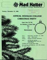 The Mad Hatter:  a Douglas Newsletter, November 27, 1984
