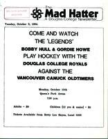 The Mad Hatter:  a Douglas Newsletter, October 9, 1984