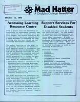 The Mad Hatter:  a Douglas Newsletter, October 15, 1984
