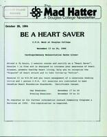 The Mad Hatter:  a Douglas Newsletter, October 29, 1984