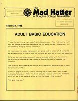 The Mad Hatter:  a Douglas Newsletter, August 23, 1985