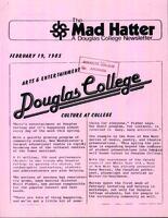 The Mad Hatter:  a Douglas Newsletter, February 19, 1985