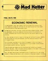 The Mad Hatter:  a Douglas Newsletter, July 19, 1985