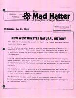 The Mad Hatter:  a Douglas Newsletter, June 26, 1985