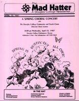 The Mad Hatter:  a Douglas Newsletter, April 13, 1987