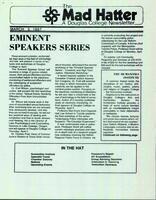 The Mad Hatter:  a Douglas Newsletter, March 3, 1987