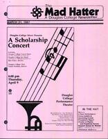 The Mad Hatter:  a Douglas Newsletter, March 31, 1987