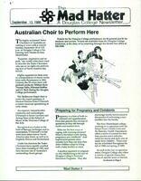 The Mad Hatter:  a Douglas Newsletter, September 13, 1988