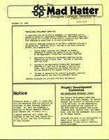 The Mad Hatter:  a Douglas Newsletter, October 15, 1981
