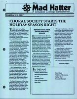The Mad Hatter:  a Douglas Newsletter, November 24, 1987