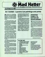 The Mad Hatter:  a Douglas Newsletter, September 22, 1987