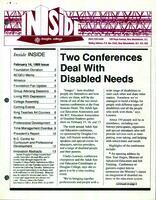 Inside Douglas College, February 14, 1989