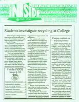 Inside Douglas College, February 20, 1990