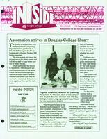 Inside Douglas College, May 1, 1990