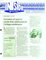 Inside Douglas College, October 30, 1990