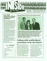 Inside Douglas College, February 18, 1992