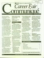 Career Fair Communique, March 1989