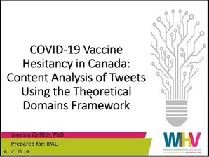 COVID-19 vaccine hesitancy in Canada: content analysis of tweets using the theoretical domains framework