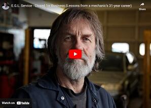 E.G.L. service - closed for business (Lessons from a mechanic's 31-year career)