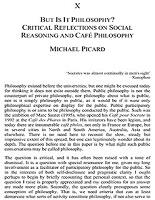 But is it philosophy? Critical reflections on social reasoning and cafe philosophy