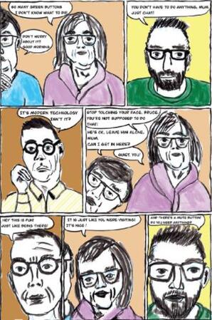 Comics as Covid-19 response: Visualizing the experience of videoconferencing with aging relatives