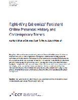 Right-wing extremists' persistent online presence: history and contemporary trends