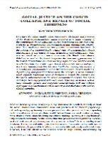 Social justice on the couch: Collapse and repair of social thirdness