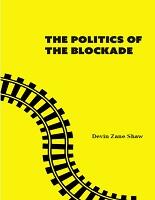 The politics of the blockade