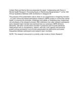 Collaborating with peers in mental health research: Promoting equity or reinforcing marginalization