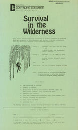 Survival in the Wilderness