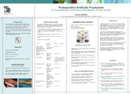 Postoperative antibiotic prophylaxis