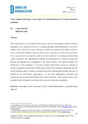 Voices against extremism: a case study of a community-based CVE counter-narrative campaign