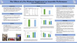 The effects of a pre-workout supplement on anaerobic performance