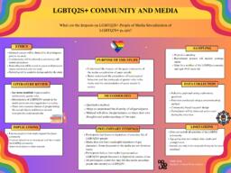 LGBTQ2S+ community and media