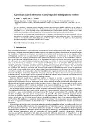 Karyotype analysis of murine macrophages for undergraduate students