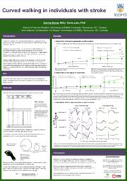Curved walking in individuals with stroke