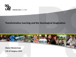 Transformative learning and the sociological imagination