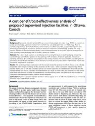 A cost-benefit/cost-effectiveness analysis of proposed supervised injection facilities in Ottawa, Canada