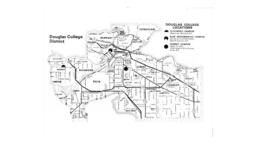 Douglas College Calendar 1970 - Map 