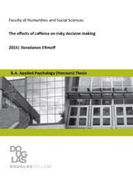 The effects of caffeine on risky decision making