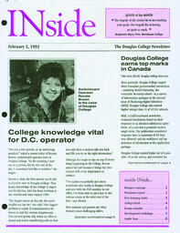 InsideDouglasCollege1993 - February 2, 1993.PDF-1