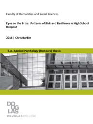 Eyes on the prize: Patterns of risk and resiliency in high school dropout
