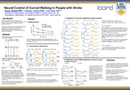 Neural control of curved walking in people with stroke