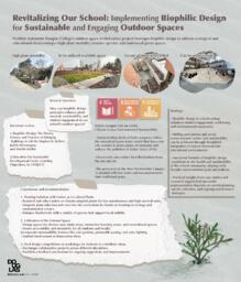 Revitalizing our school: Implementing biophilic design for sustainable and engaging outdoor spaces