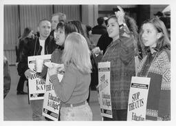 Students protest Federal Education cuts