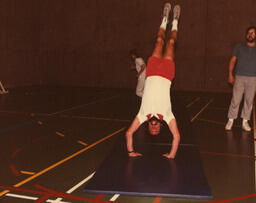 Upside Down Handspring Gymnastics